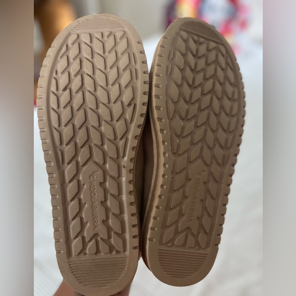 Koolaburra by UGG Women’s Suede Burree Slipper Clog Light Brown Sand Size 9 - Picture 4 of 5